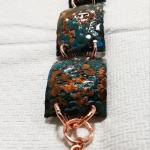 3Pc. Copper Bracelet - Formed Textured - Patina by James Perkins Metal Sculpture Studios 513.497.2200